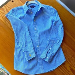 Like new Polo Ralph Lauren Custom fit, long sleeve button down.